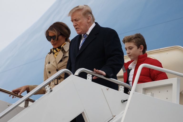 Melania Trump, Donald Trump, Barron Trump