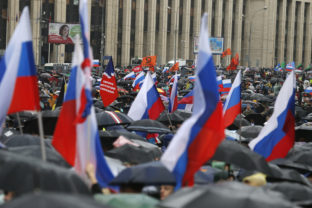 Moskva, demonštrácia