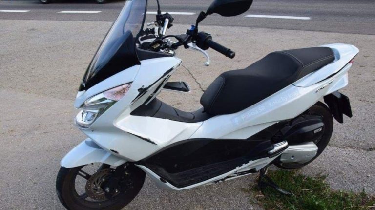 dopravná nehoda, zrážka s motocyklistom