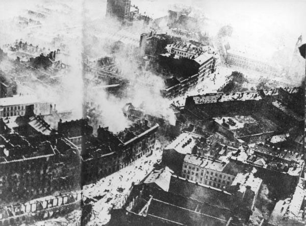 oriaca bombardovaná Varšava - september 1939