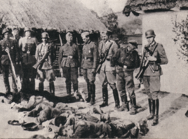Poľskí roľníci zavraždení nemeckými vojakmi