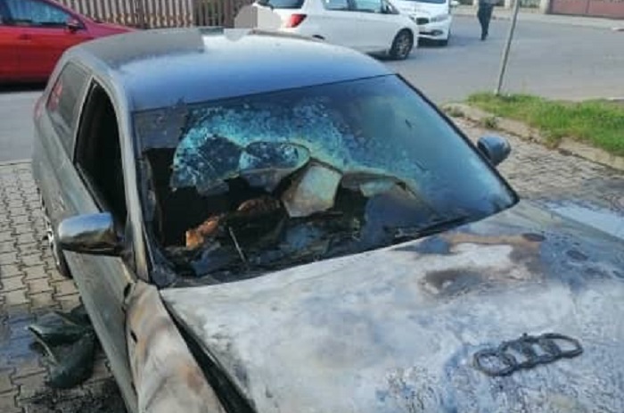 požiar auta