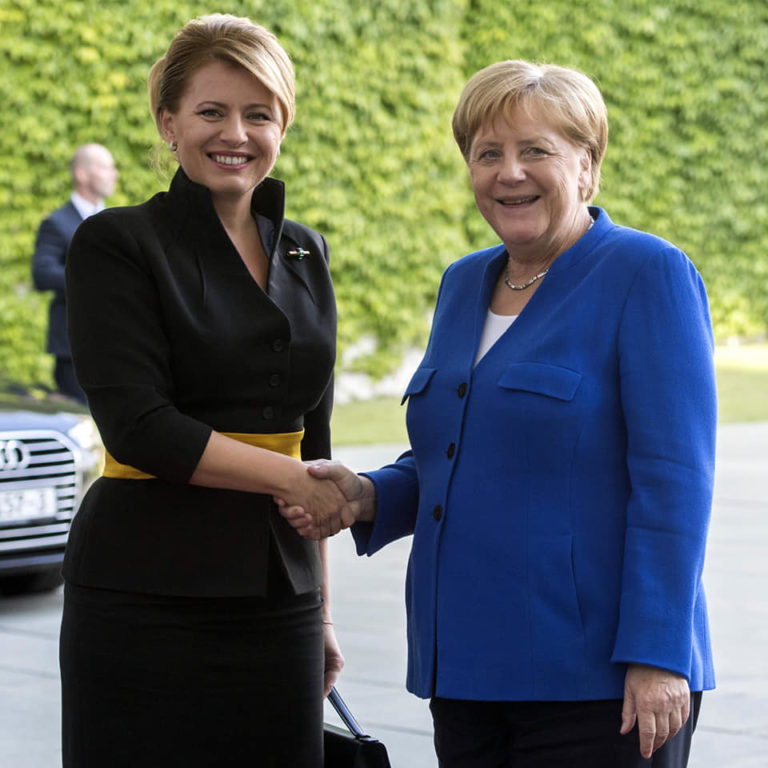 Zuzana Čaputová, Angela Merkelová