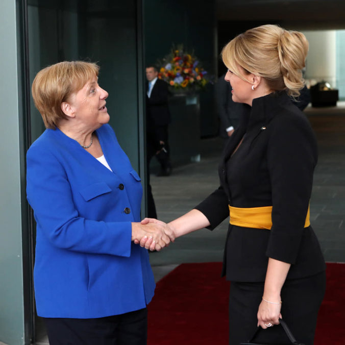 Zuzana Čaputová, Angela Merkelová