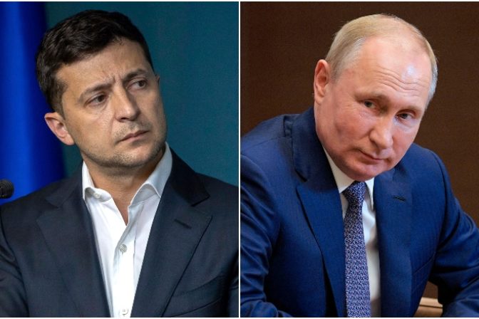 Volodymyr Zelenskyj, Vladimir Putin