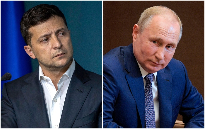 Volodymyr Zelenskyj, Vladimir Putin