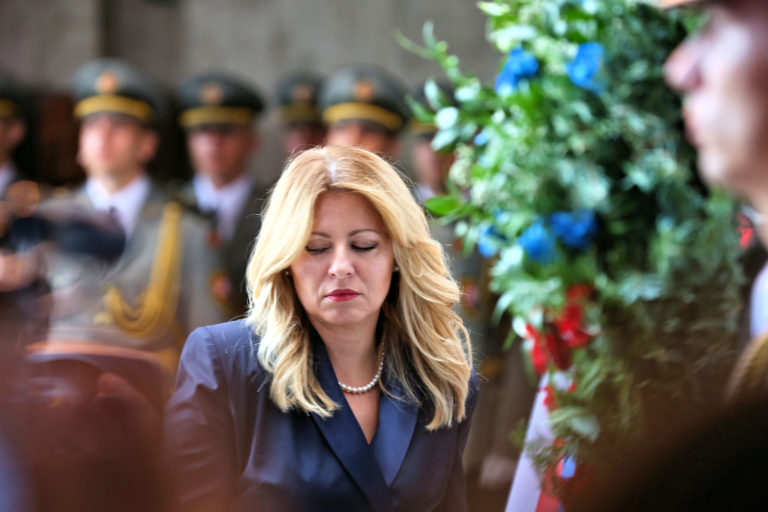 SNP: Oslavy 75. výročia, Zuzana Čaputová