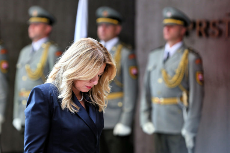 SNP: Oslavy 75. výročia, Zuzana Čaputová