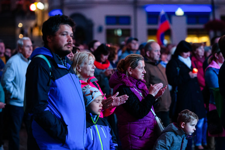 PROTEST: Za slušné Slovensko v Žiline