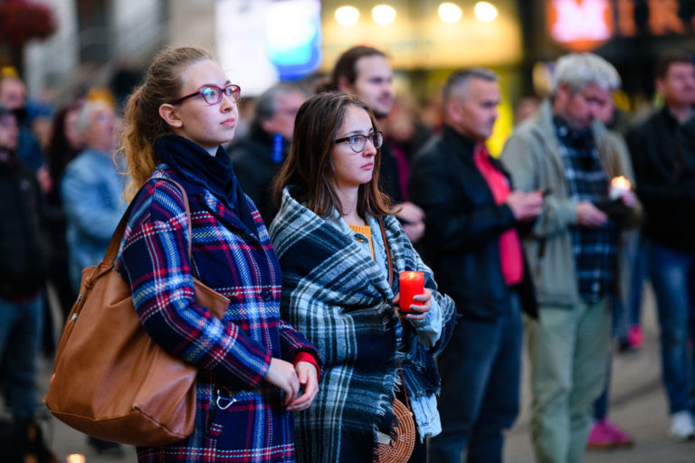 PROTEST: Za slušné Slovensko v Žiline
