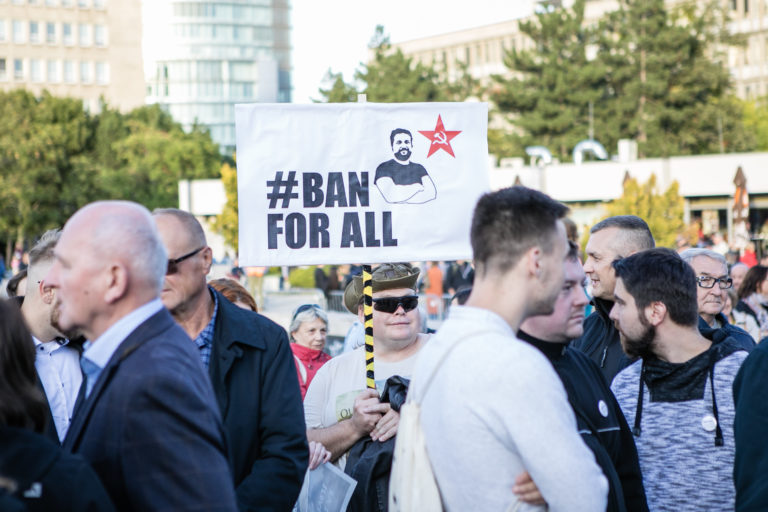 PROTEST: Za slušné Slovensko v Bratislave