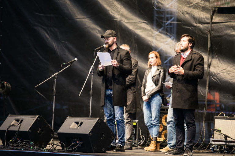 PROTEST: Za slušné Slovensko v Bratislave