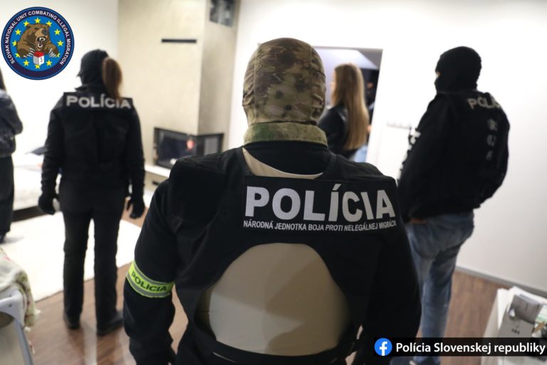 polícia SR, zásah v Galante