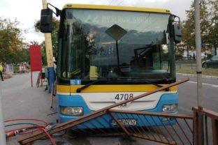 Nehoda autobusu v Košiciach