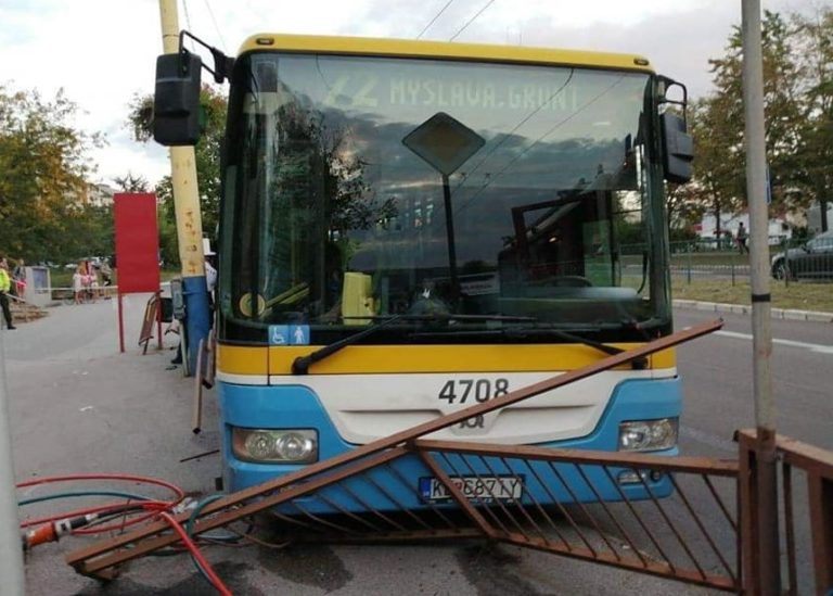 Nehoda autobusu v Košiciach