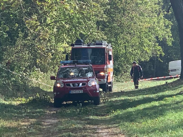 hasiči, silný vietor, obeť