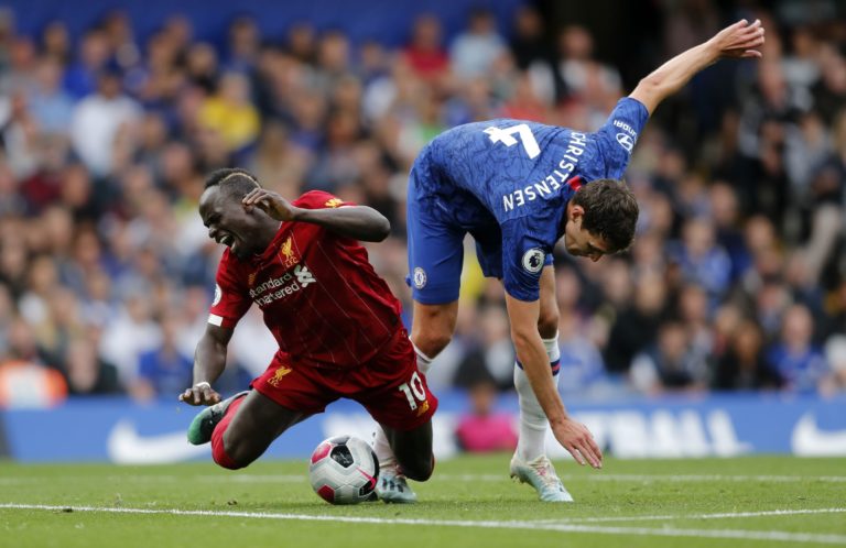 Andreas Chistensen, Sadio Mane, Chelsea FC, FC Liverpool, Premier League