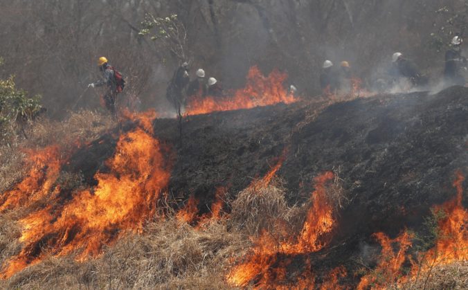 Bolívia, lesné požiare