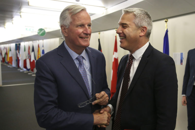 Stephen Barclay, Michel Barnier