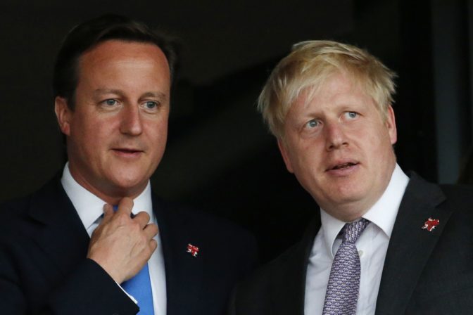David Cameron, Boris Johnson