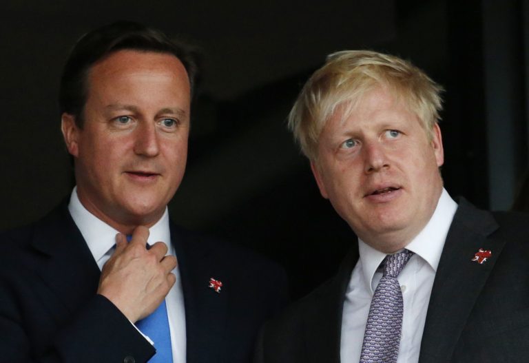 David Cameron, Boris Johnson
