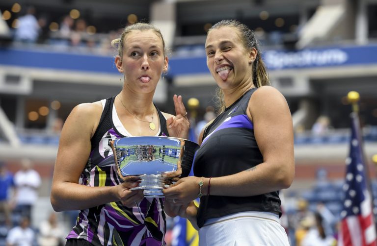Elise Mertensová, Arina Sobolenková, US Open