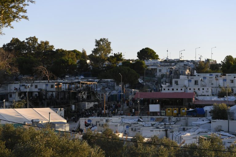 požiar, utečenecký tábor Moria, Lesbos