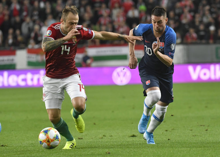 Slovensko - Maďarsko (kvalifikácia o Euro 2020), Gergo Lovrencsics, Róbert Mak