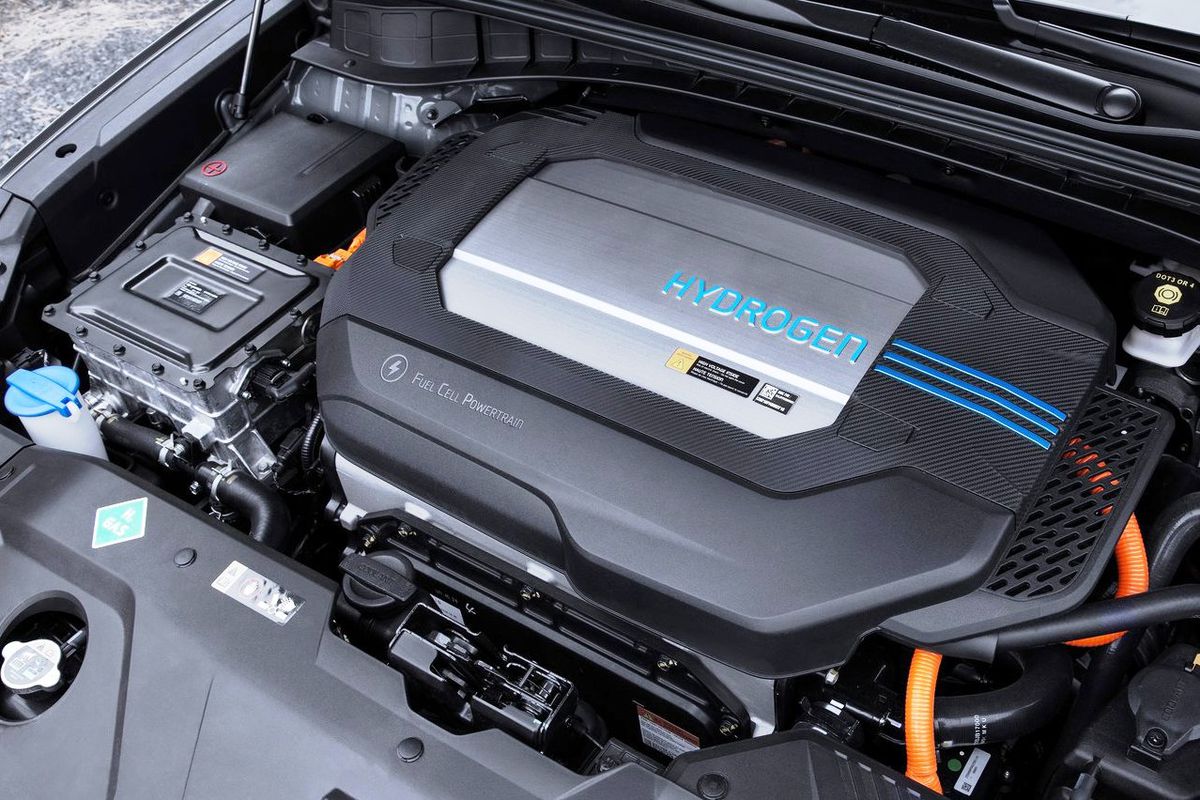 Motor vozidla Hyundai Nexo na palivový článok