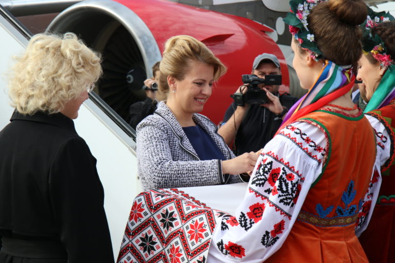 Zuzana Čaputová, prezidentka SR, návšteva Ukrajiny