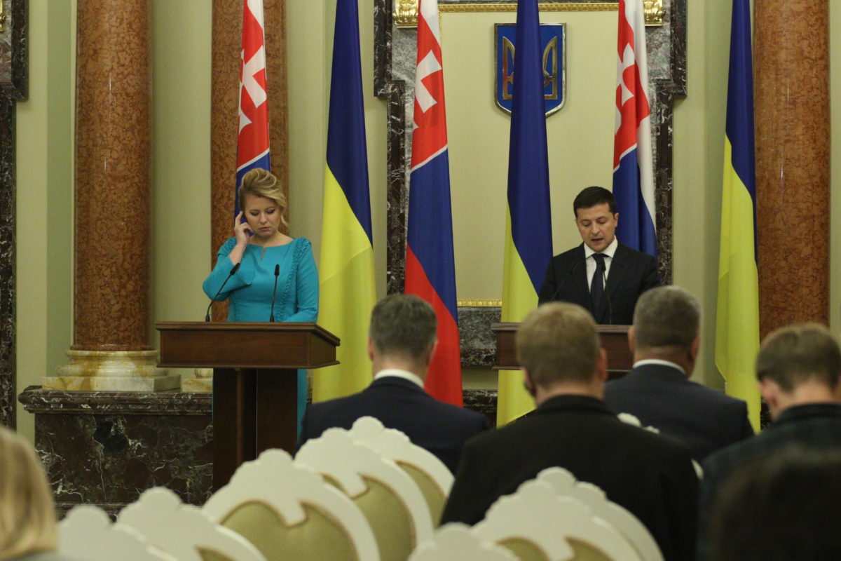 Zuzana Čaputová, prezidentka SR, návšteva Ukrajiny, Volodymyr Zelenskyj