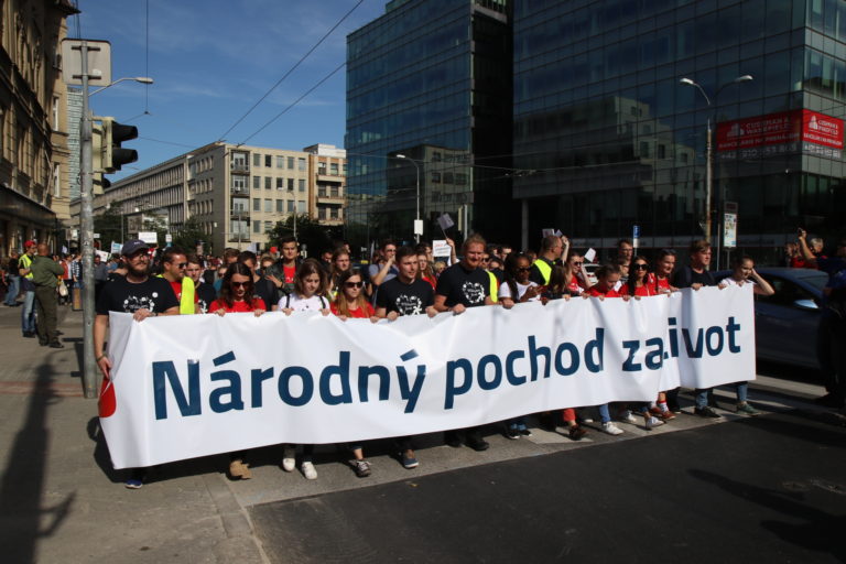 Národný pochod za život, Bratislava