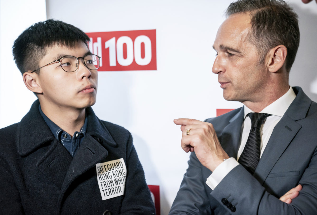 Heiko Maas, Joshua Wong