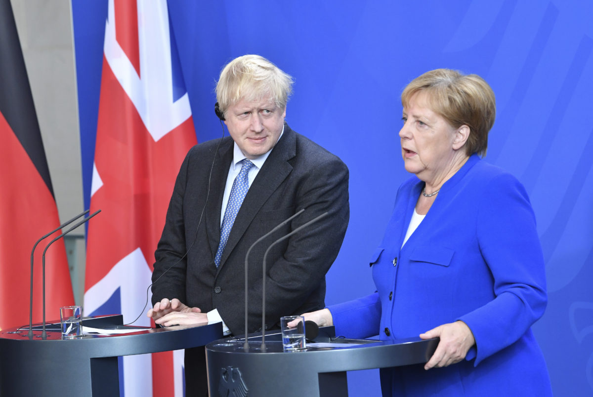 Angela Merkelová, Boris Johnson
