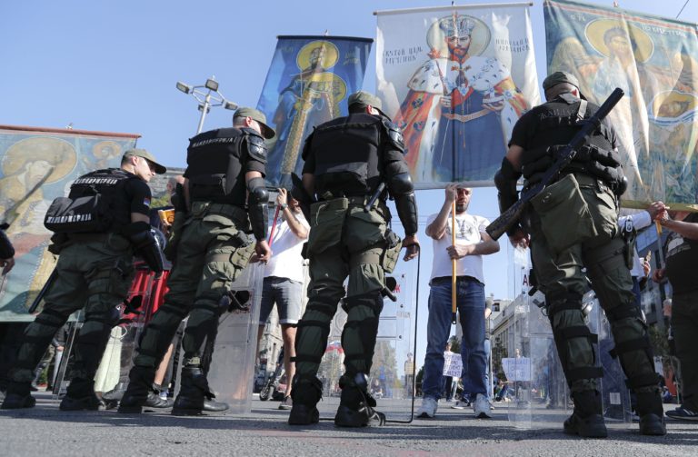 Pride, Belehrad, protest, polícia