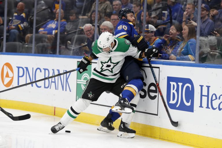 Ryan O'Reilly, Andrej Sekera, NHL, St. Louis Blues, Dallas Stars