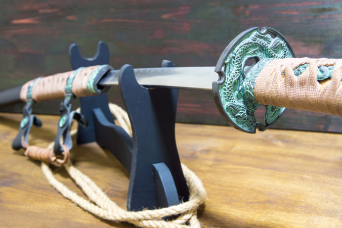 katana, samurajský meč