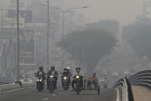 Dym, požiare, Indonézia
