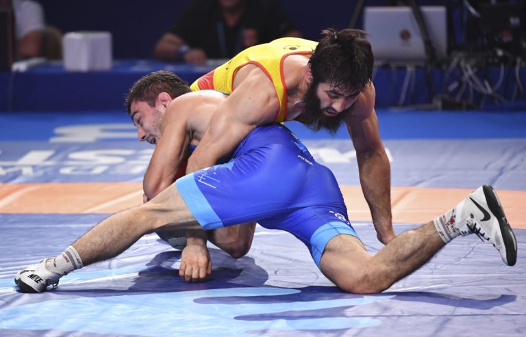 Tajmuraz Salkazanov, Galymžan Usserbajev, MS v zápasení