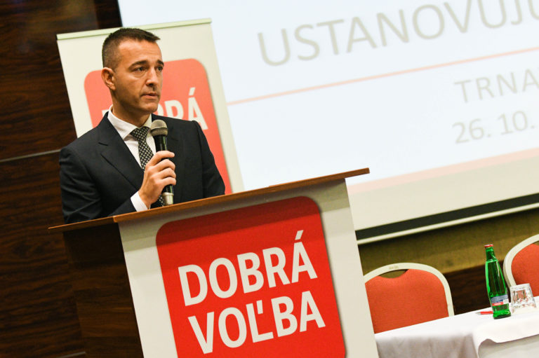 DOBRÁ VOĽBA: Ustanovujúci snem strany