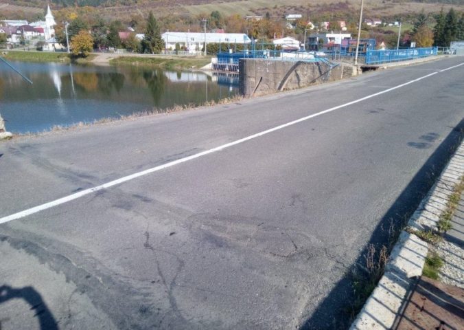 Zrútená časť mosta, Strážske, Krivošťany