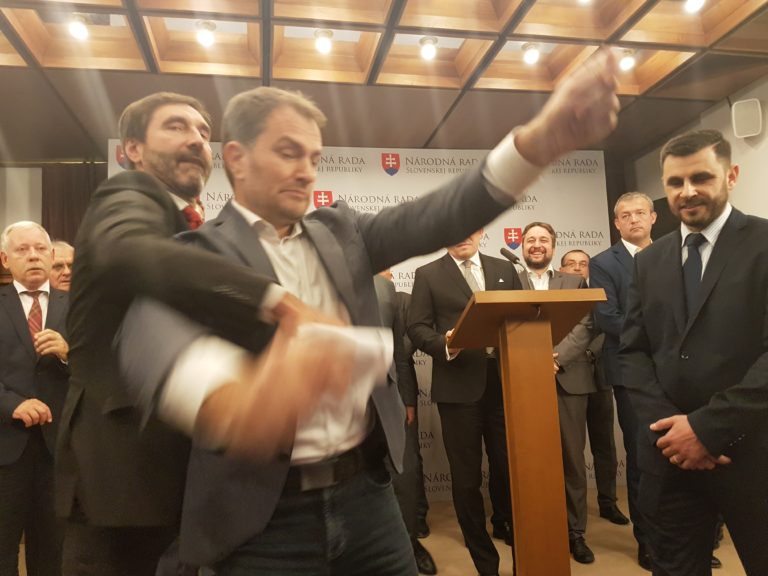 Igor Matovič a Juraj Blanár