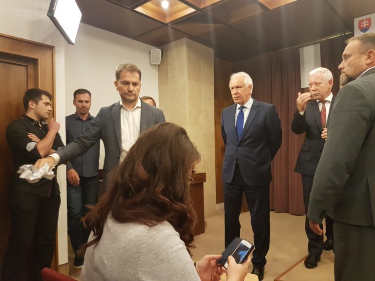 Igor Matovič a Juraj Blanár