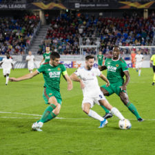 Futbal (Európska liga): ŠK Slovan Bratislava - Wolverhampton, Andraž Šporar