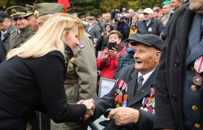 Zuzana Čaputová, Oslavy 75. výročia Dňa hrdinov Karpatsko-duklianskej operácie