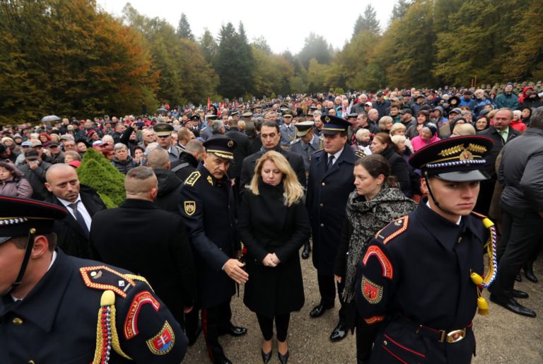 Zuzana Čaputová, Oslavy 75. výročia Dňa hrdinov Karpatsko-duklianskej operácie