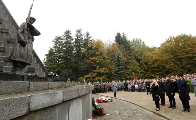 Zuzana Čaputová, Oslavy 75. výročia Dňa hrdinov Karpatsko-duklianskej operácie