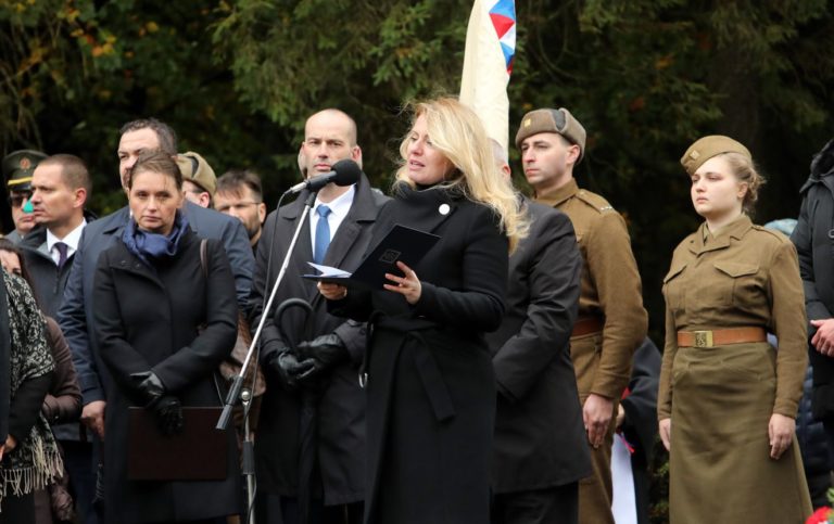 Zuzana Čaputová, Oslavy 75. výročia Dňa hrdinov Karpatsko-duklianskej operácie