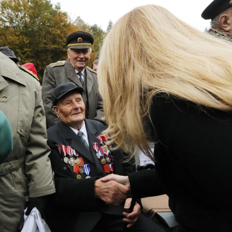 Zuzana Čaputová, Oslavy 75. výročia Dňa hrdinov Karpatsko-duklianskej operácie