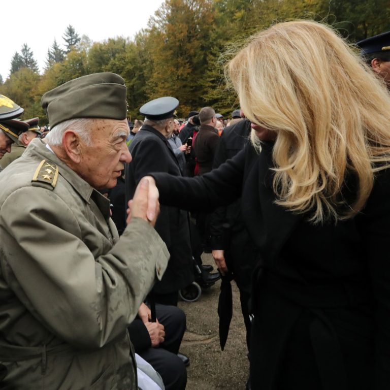 Zuzana Čaputová, Oslavy 75. výročia Dňa hrdinov Karpatsko-duklianskej operácie